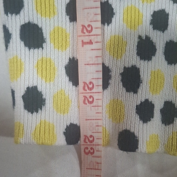 Ann Taylor Yellow and Black Polka Dot Short Sleeve Top Size XS - Picture 8 of 8